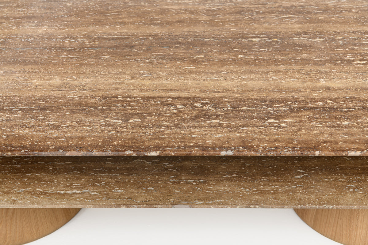 Table Basse Pietra Ovale - Travertin